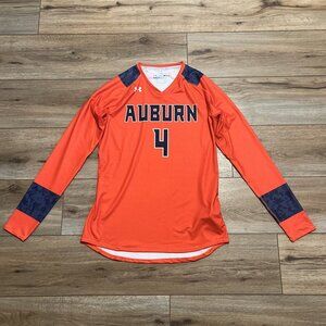 Women's Under Armour Volleyball Jersey SZ Small Auburn Tigers Orange UJVJG4W